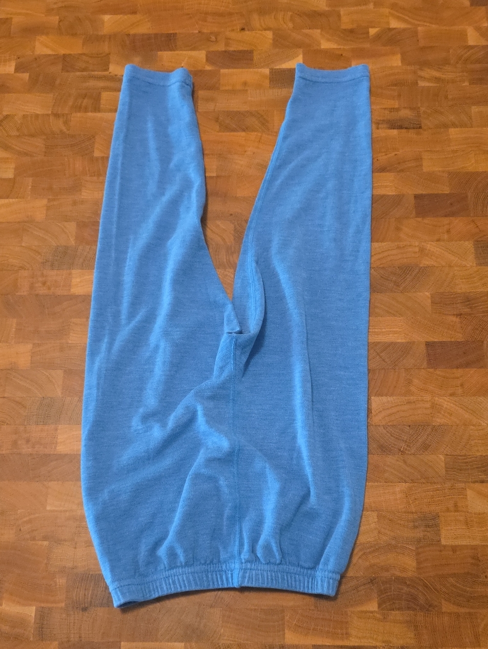 Kids Light Blue Knit Leggings/ Thermals